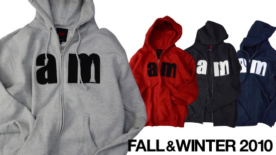 am LOGO ZIP HOODY